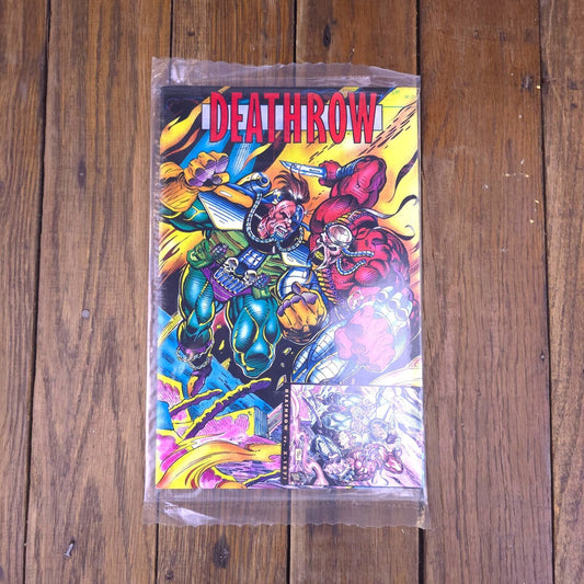 Sealed Deathrow #1 Blue Comet Comics 1993 Comic Book with Insert Card