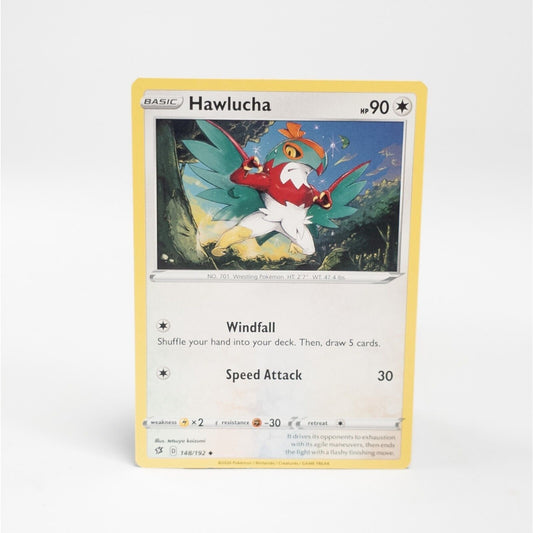 Hawlucha 148/192 Pokemon SWSH02: Rebel Clash Uncommon NM