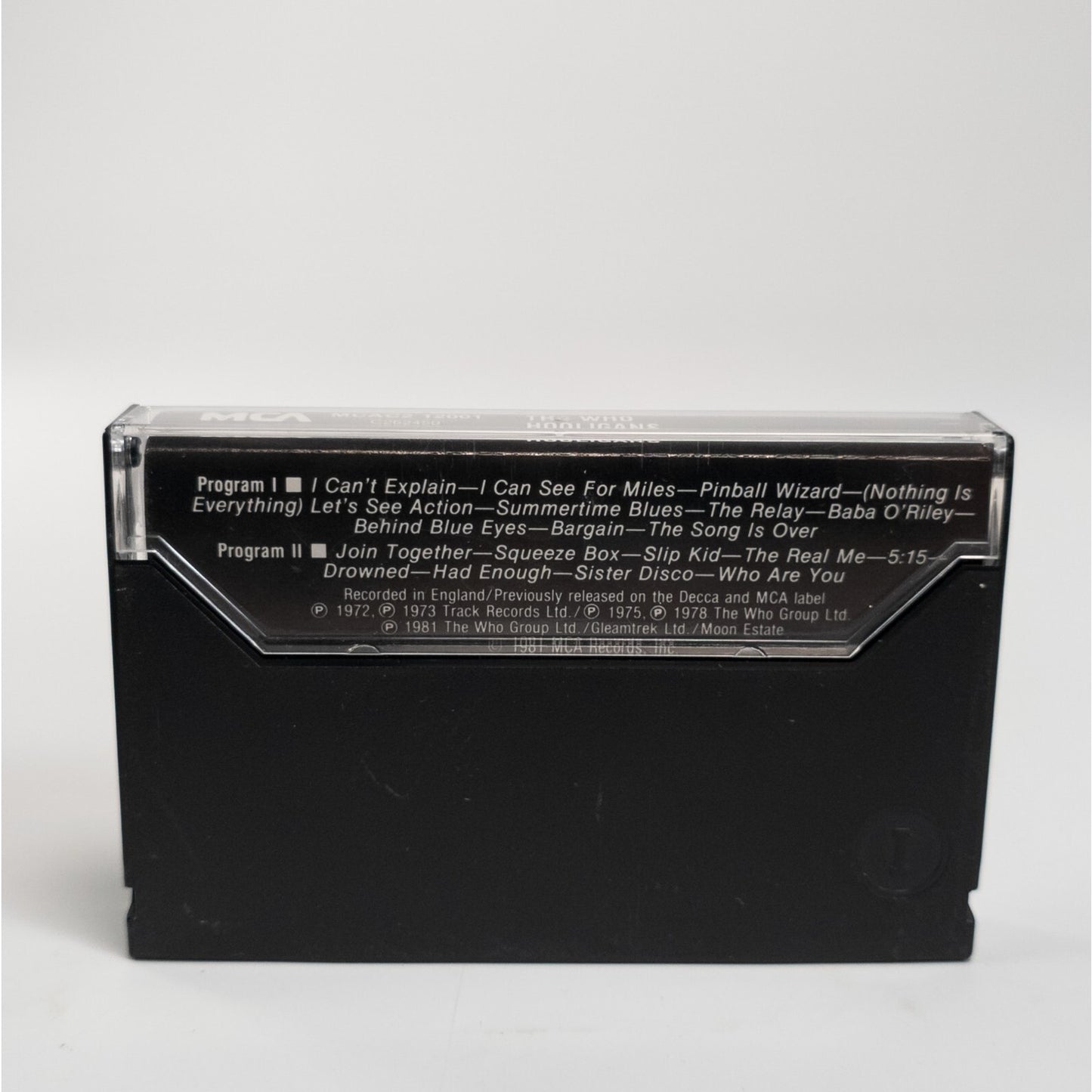 The Who Hooligans (Cassette) 2+ Ship FREE