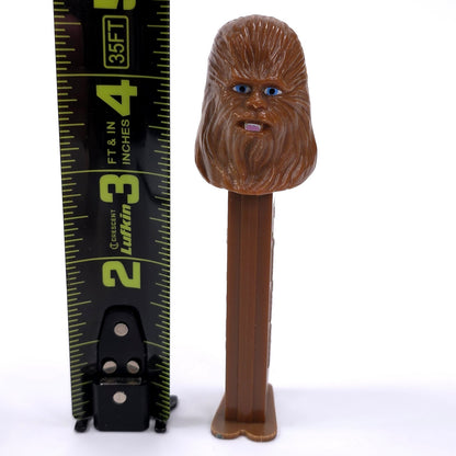 PEZ Chewbacca Footed Candy Dispenser 1997 Star Wars