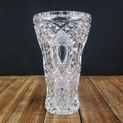 Vintage Nachtmann Bleikristall 24% Lead Crystal 9" Vase West Germany