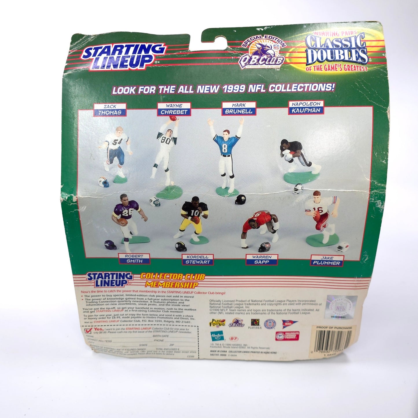 Sealed Terrell Davis 1999 Starting Lineup NFL Football Denver Broncos Bulldogs