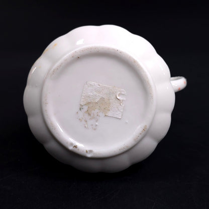 Vintage Tea Pot Jewelry Trinket Box With Saucer Floral Pattern