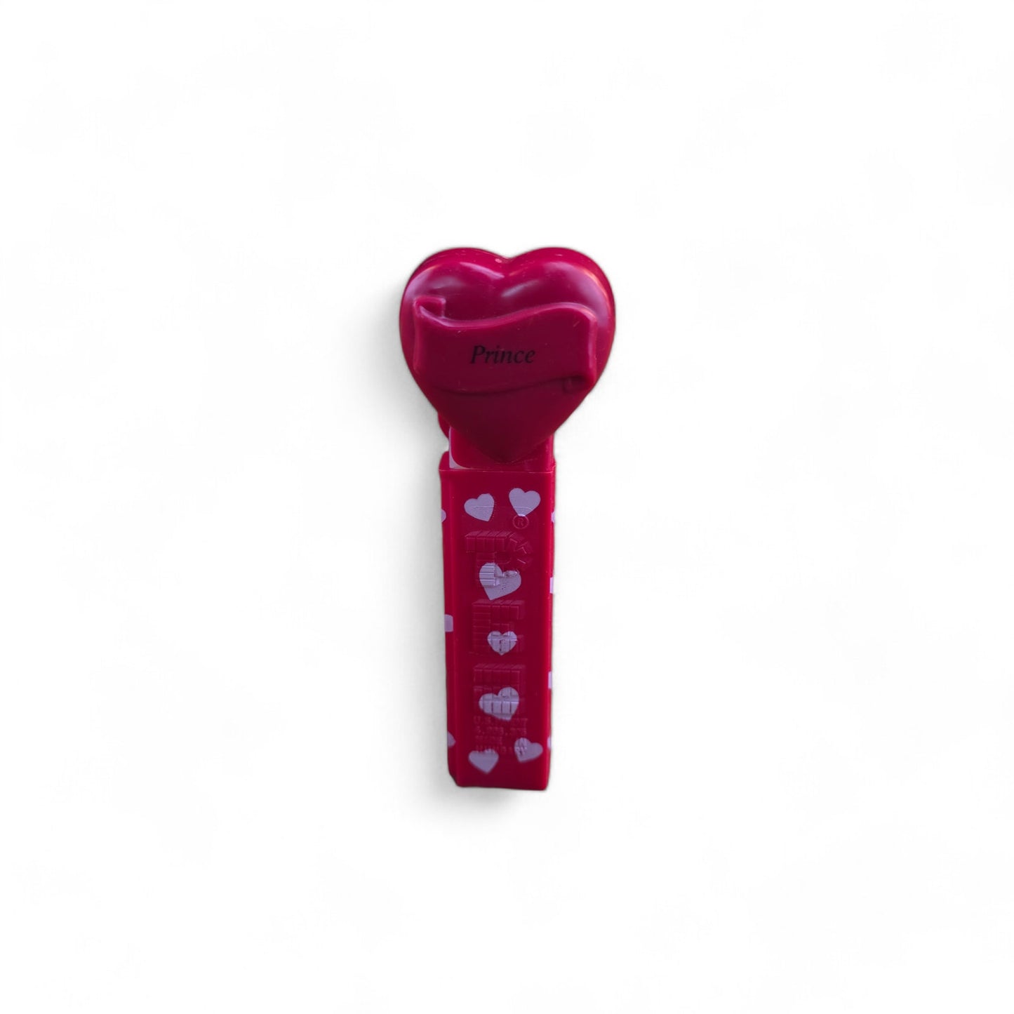 PEZ Prince Heart No Feet Candy Dispenser Red