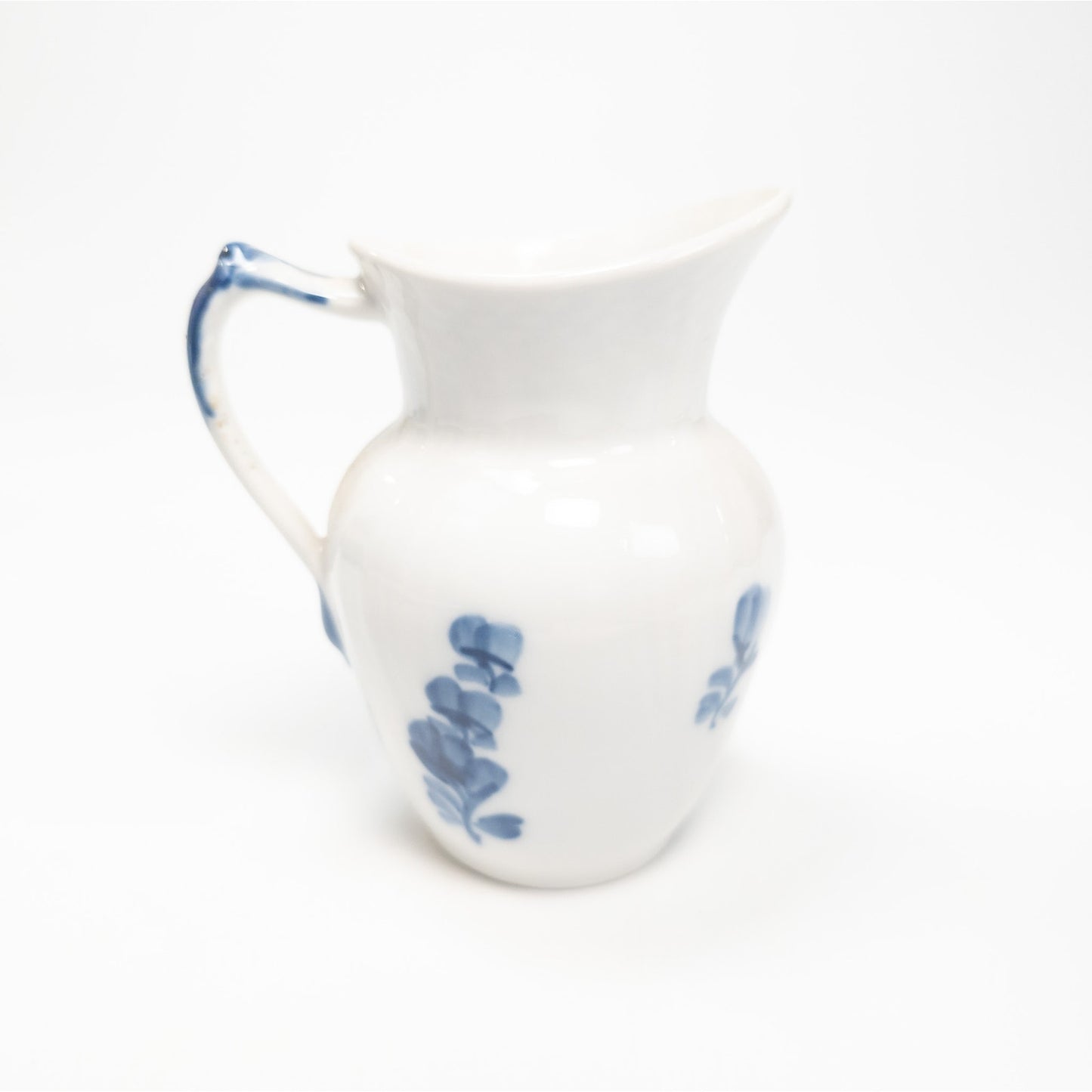 Royal Copenhagen Ceramic Mini 4" Creamer Pitcher Blue Flower Pattern
