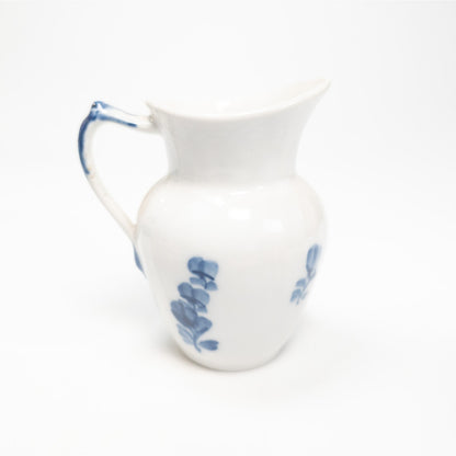Royal Copenhagen Ceramic Mini 4" Creamer Pitcher Blue Flower Pattern