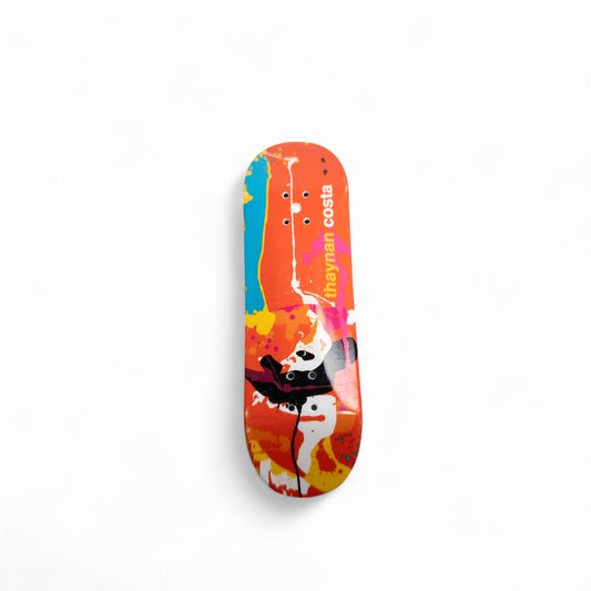 Tech Deck Thaynan Costa Splatter Panda Mini Finger Skateboard Deck Only
