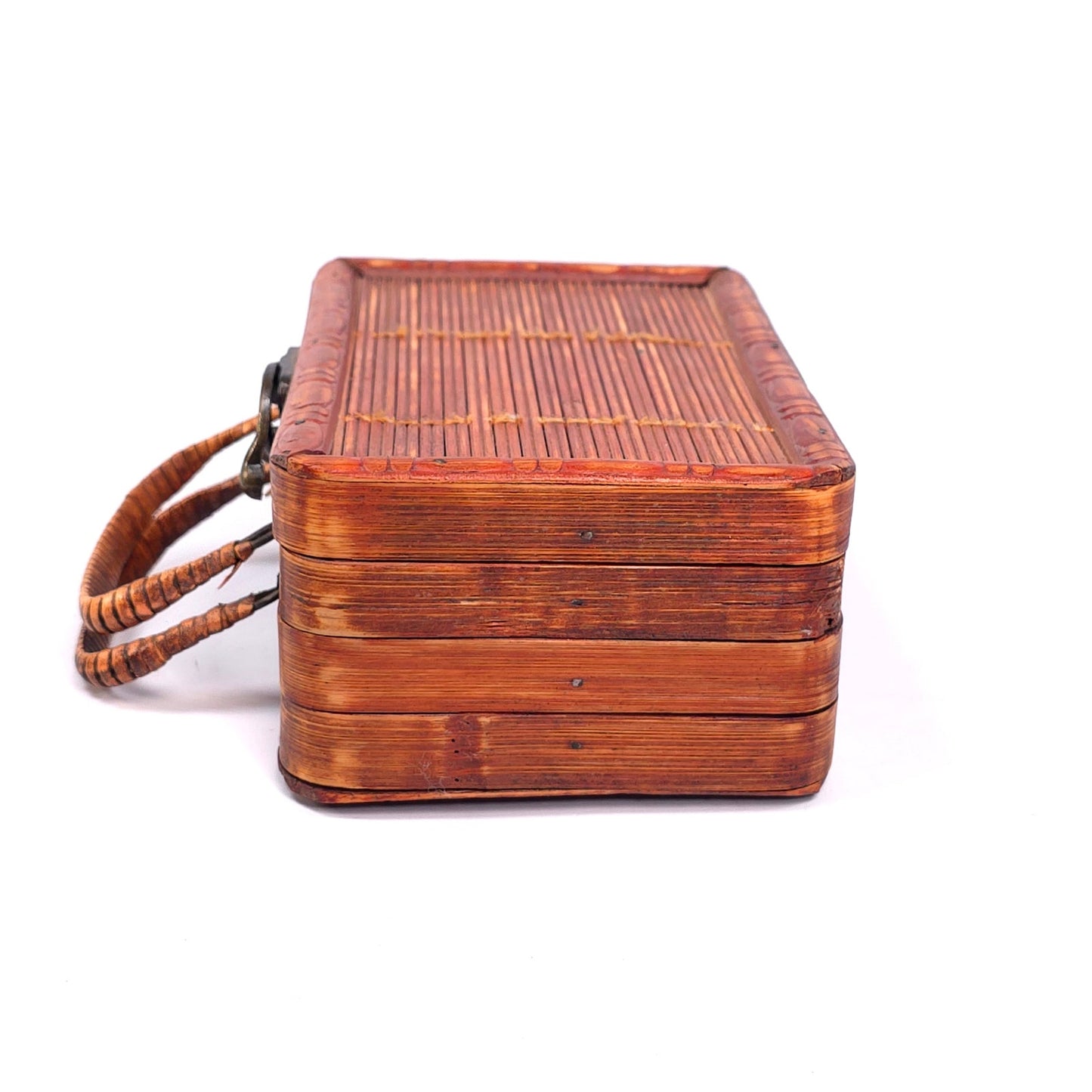 Wooden Suitcase Trinket Keepsake Box Rustic home Decor