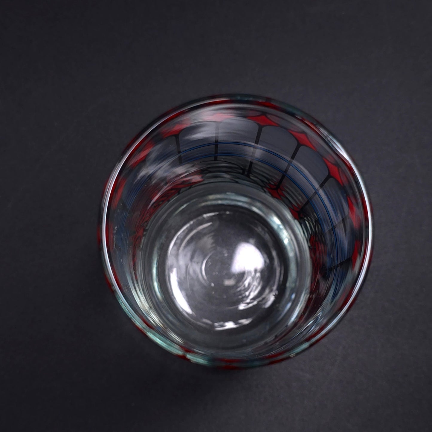 Vintage Pepsi-Cola Stained Glass Cup Design 6" Tall