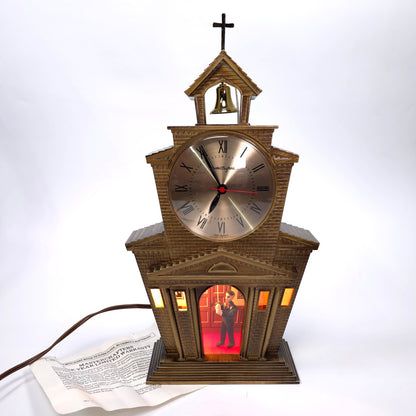 Vintage Mastercrafters Animated Moving Lifhted Church #560 w/ Steeple