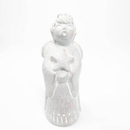 1986 Isabel Bloom Singing Caroling Angel Sculpture Figurine w/ Star #193 Signed