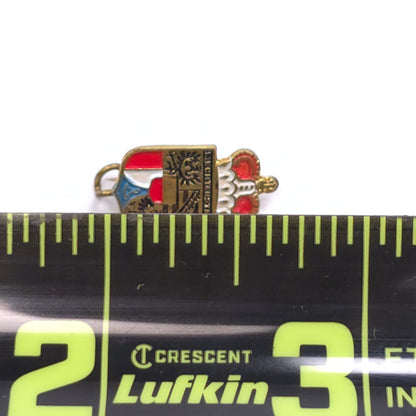 Vintage Liechtenstein Germany Pinback Pin