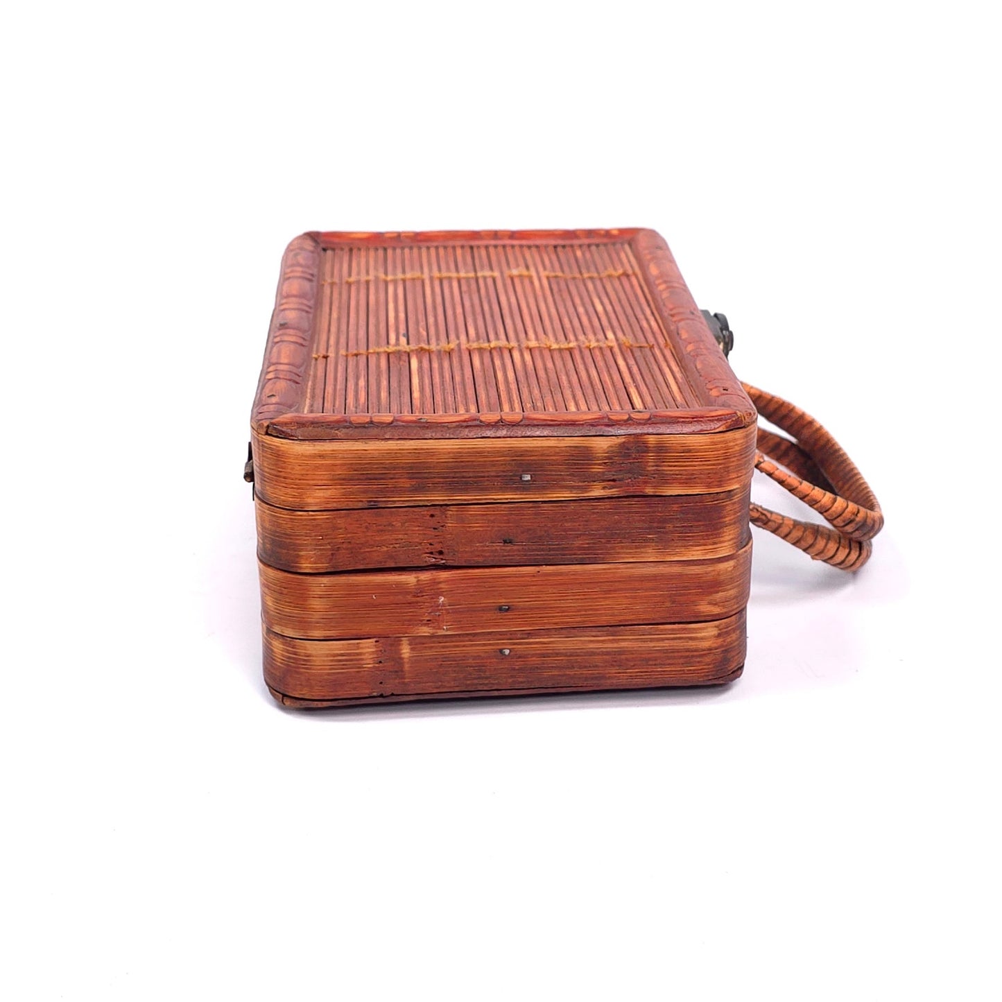 Wooden Suitcase Trinket Keepsake Box Rustic home Decor