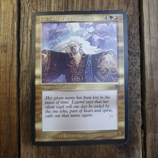 The Lady of the Mountain 1994 Legends MTG Magic The Gathering Card Game