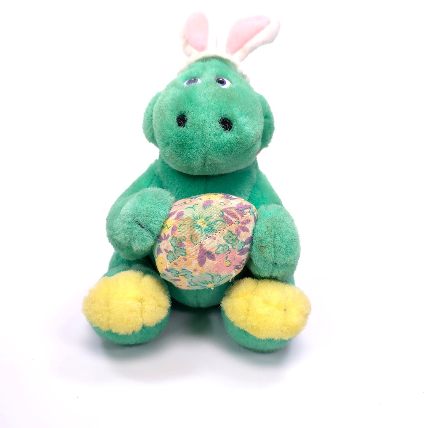 Egbert Jr. Russ Berrie Easter Egg Bunny Ears 8" Dino