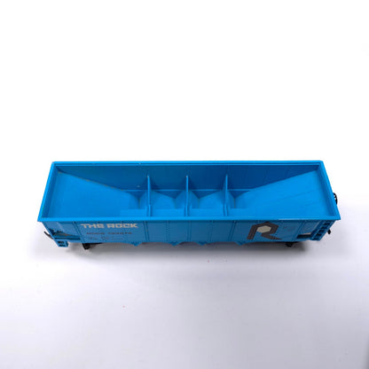 HO Scale The Rock 133274 Blue Open Top Train Car