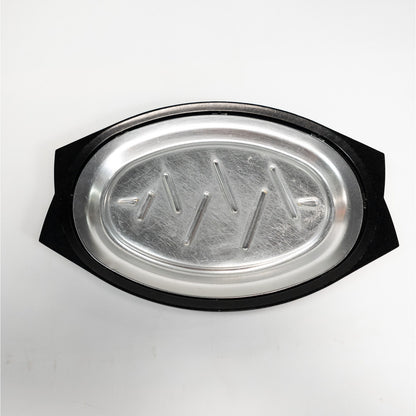 Nordic Ware Stainless Steel Sizzle Steak Platter & Holder NO 10B 510