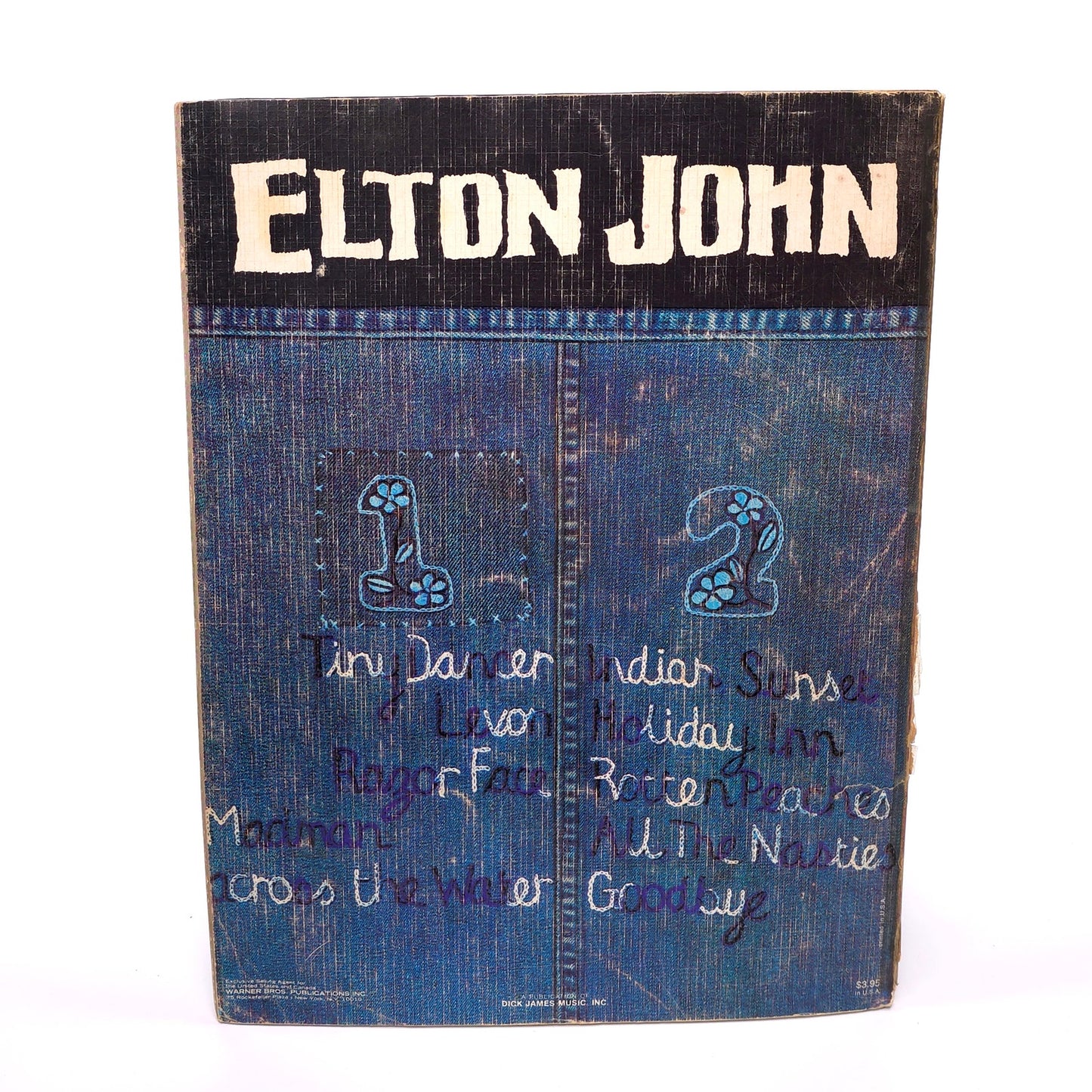 Elton John Madman Across The Water Sheet Music Song Book