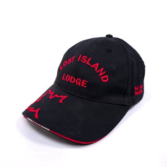Lost Island Lodge Lac Seul Ontario Canada Hook & Loop Baseball Cap Hat