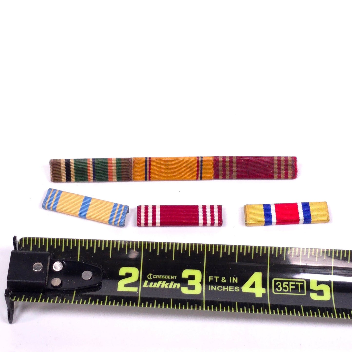 Vintage Military Ribbon Bars Lot of 6