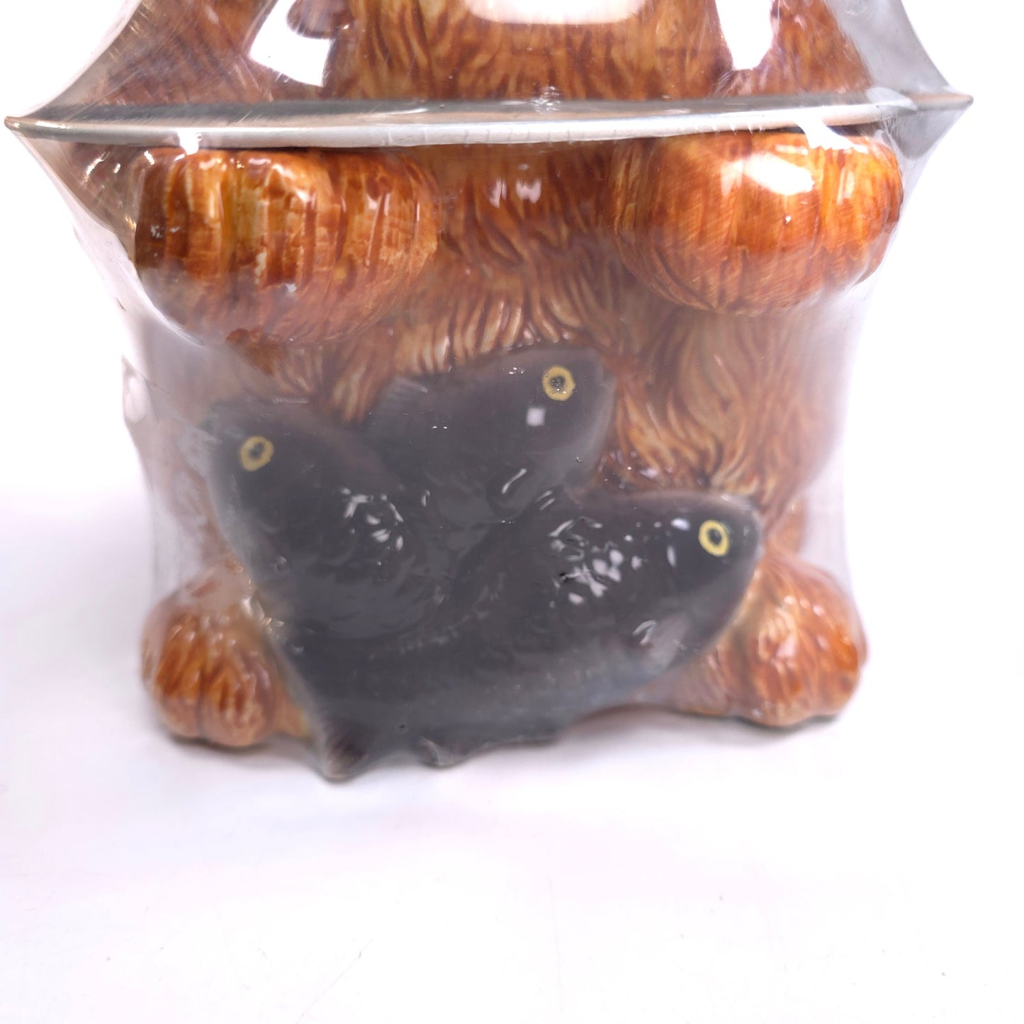 Sealed Dolomite CKAO Cat & Fish Cookie Jar Canister & Salt & Pepper Shakers