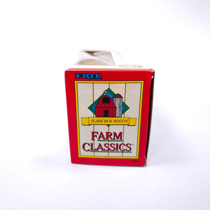 ERTL Farm Classics Flare Box Wagon 1/43 Scale Tractor Trailer Gray Red