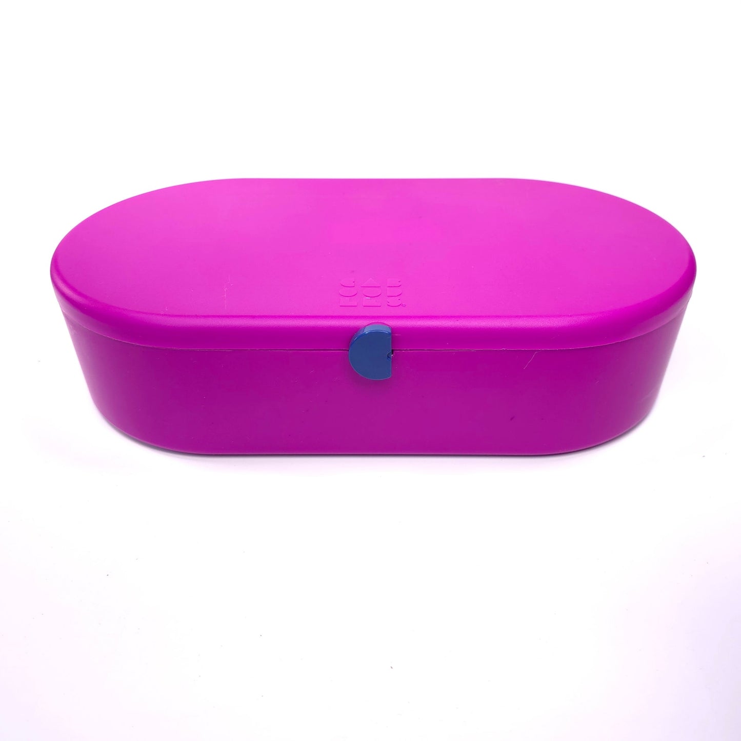 Vintage Caboodles Medium Cosmetic Makeup Jewelry Trinket Box w/ Mirror Purple