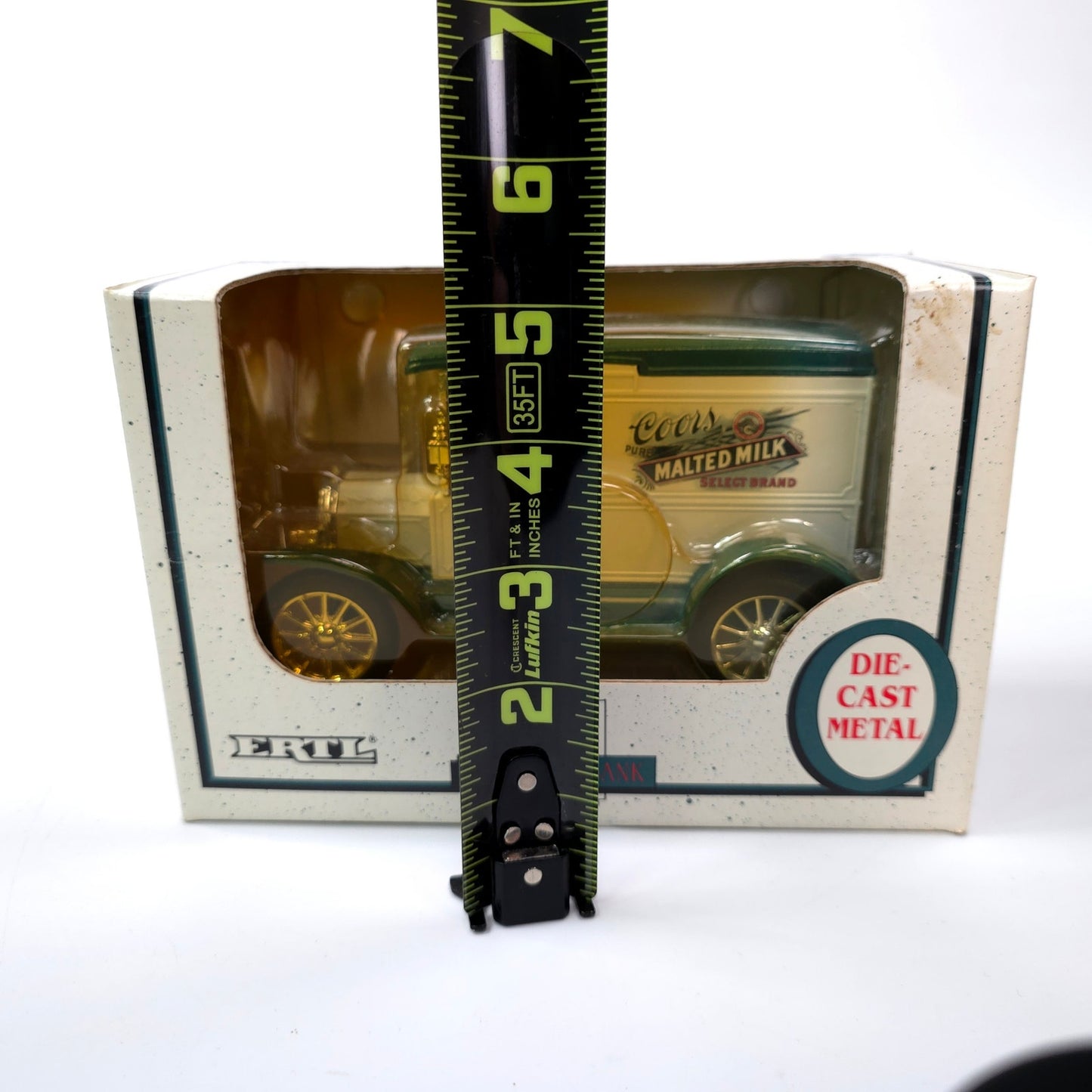 ERTL Coors 1917 Model T Metal Diecast 1/25 Scale Malted Milk Coin Bank