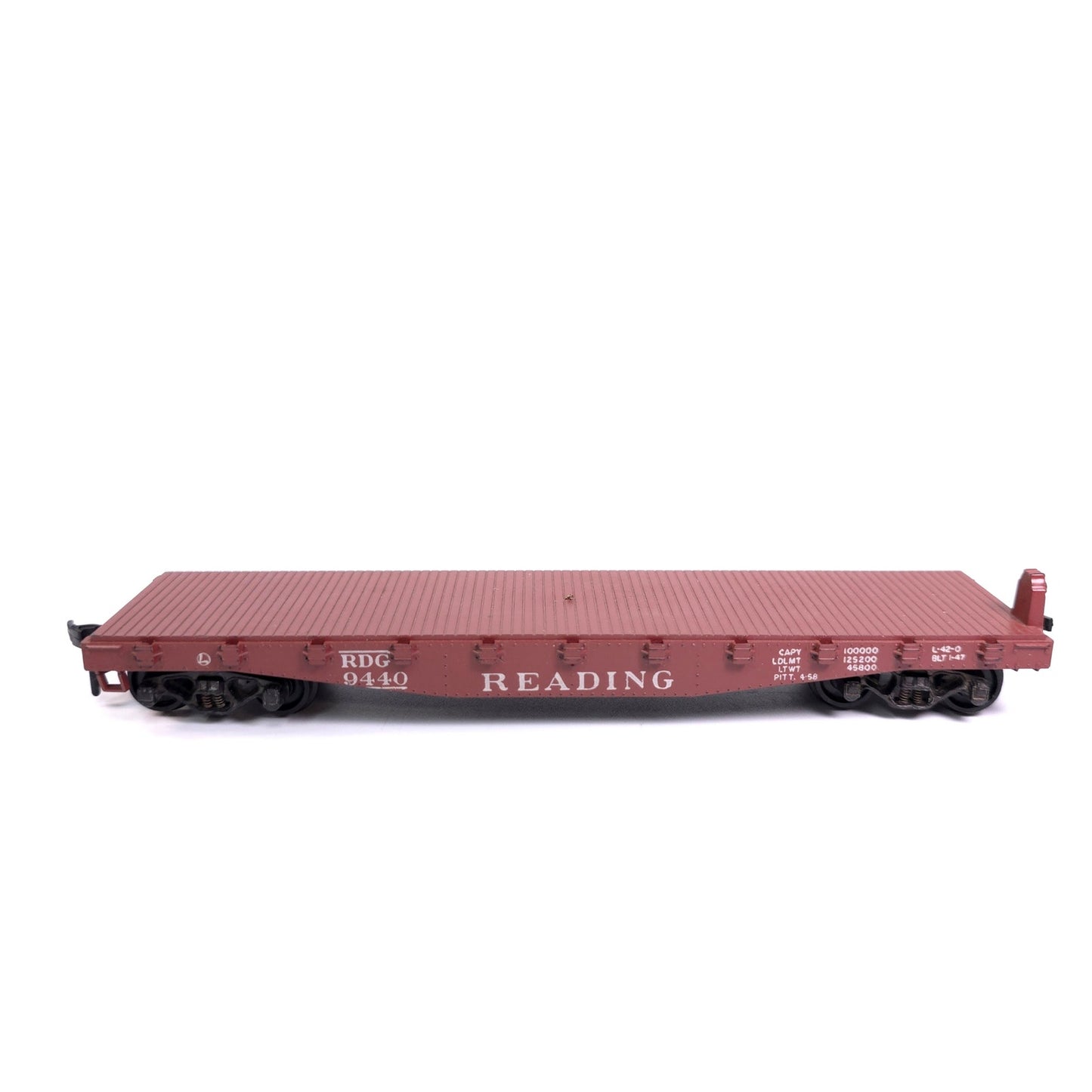 HO Scale Reading RDG 9440 Flat Train Car