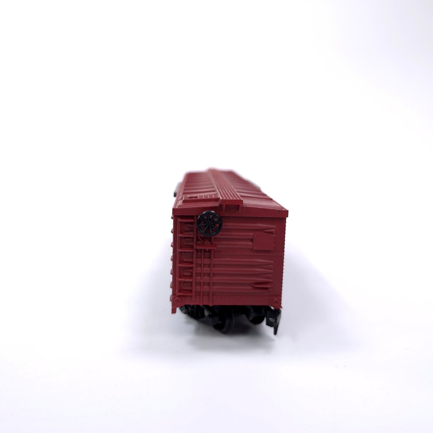 HO Scale Sante Fe & A.T. Red Box Car w/ Sliding Doors Train Car