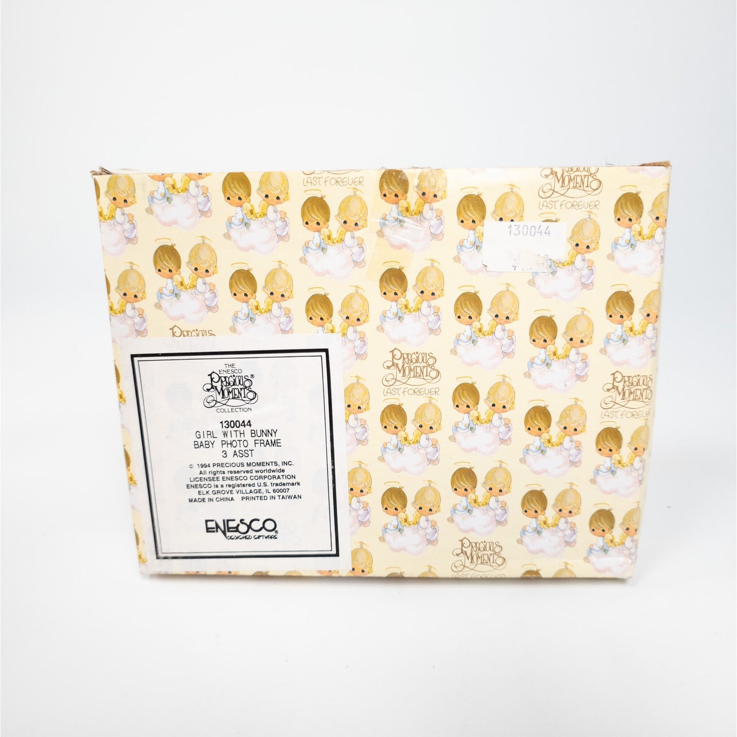 Precious Moments Girl with Bunny Baby Photo Picture Frame Jesus Love Me 130044
