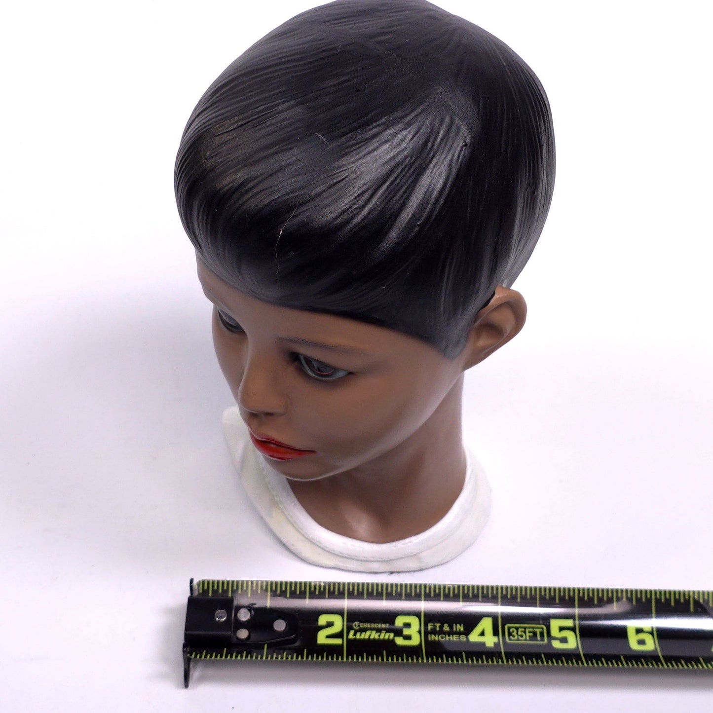 Vintage MCM Lego Japan Display Mannequin Head Bust White Shirt