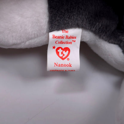 Nanook the Husky Style 4104 Retired TY Beanie Babies 2+ Ship FREE