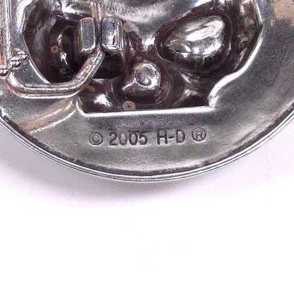 Vintage 2005 Harley-Davidson Rare 3D Skull Belt Buckle