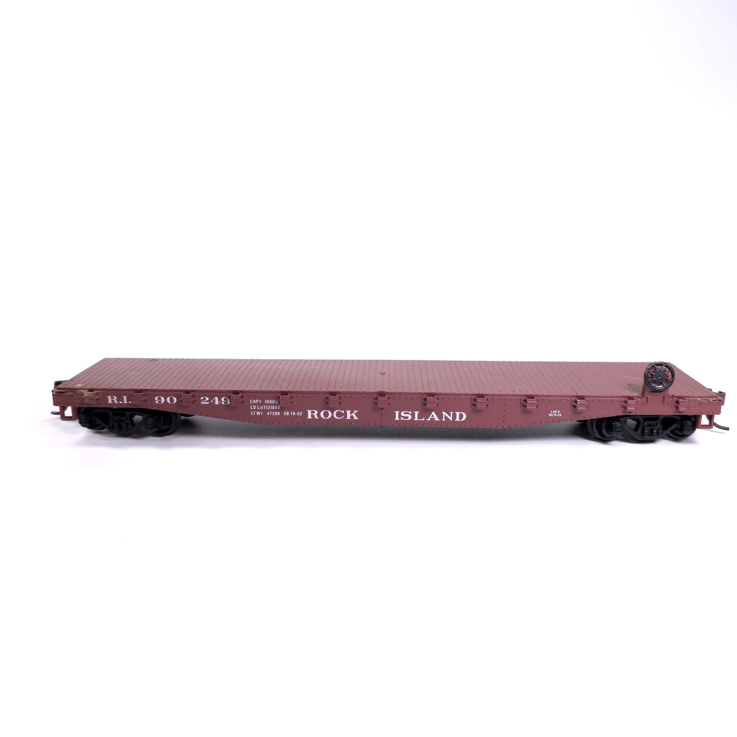 HO Scale Rock Island RI 90249 Flat Train Car