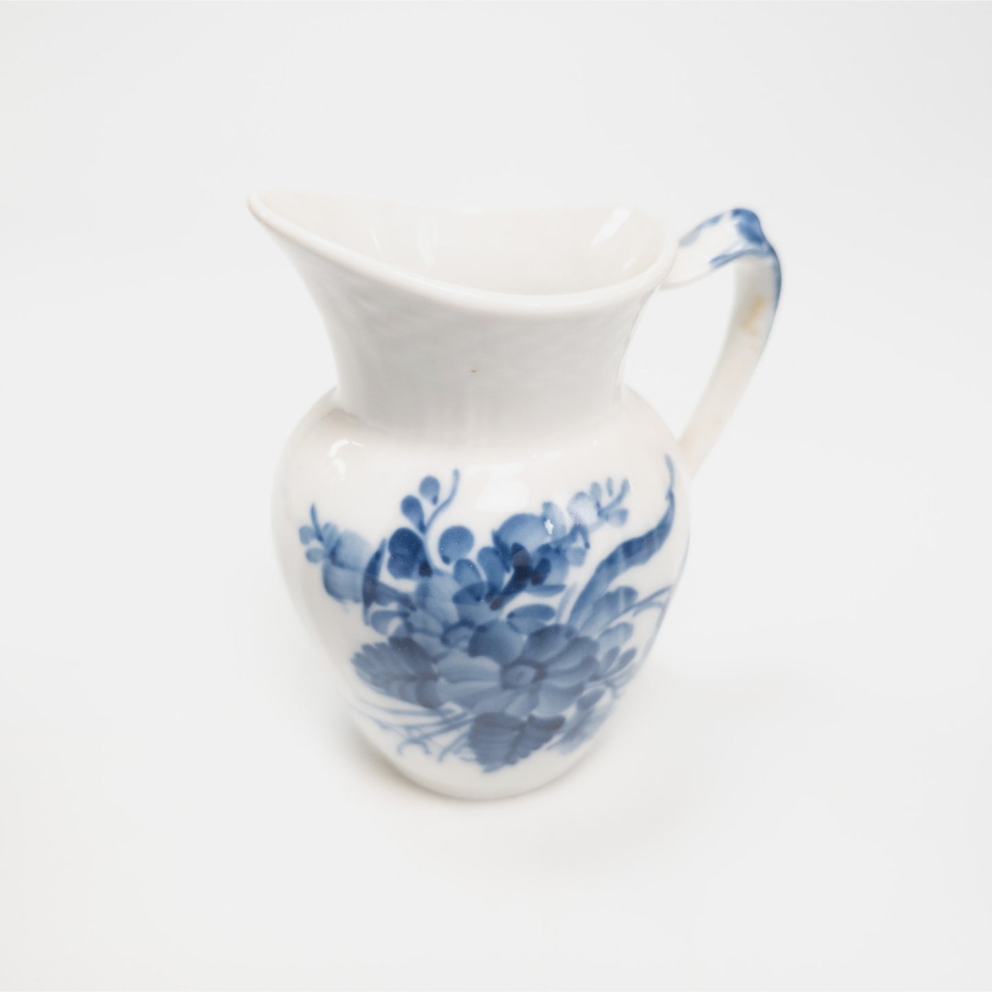 Royal Copenhagen Ceramic Mini 4" Creamer Pitcher Blue Flower Pattern