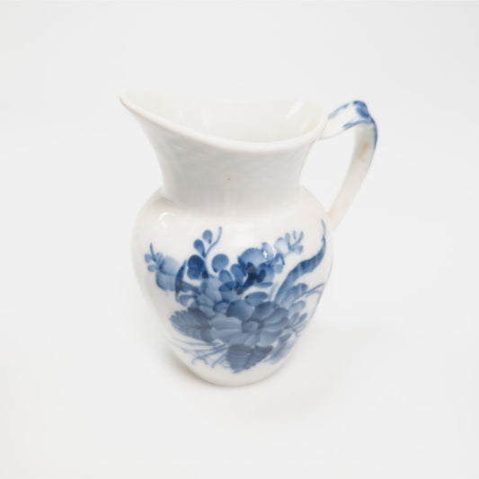 Royal Copenhagen Ceramic Mini 4" Creamer Pitcher Blue Flower Pattern