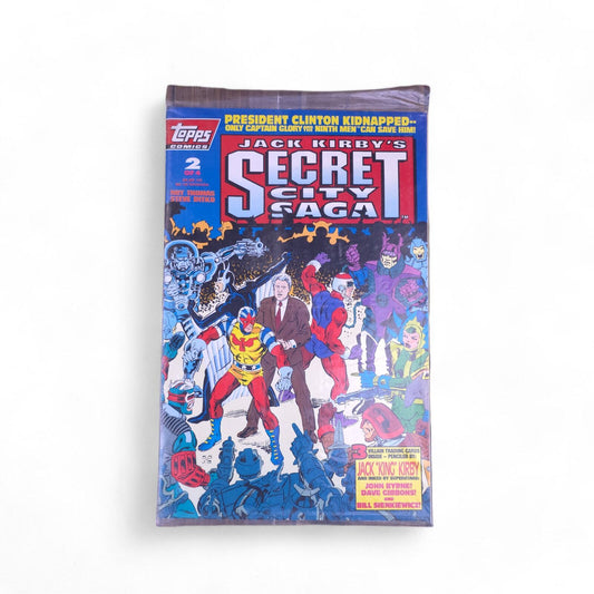 Sealed Jack Kirby's Secret City Saga #2 of 4 Topps Comics Comic Book with Card