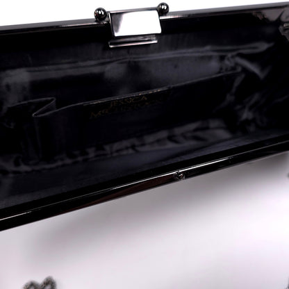 Jessica McClintock Convertible Clutch Shoulder Evening Handbag Purse
