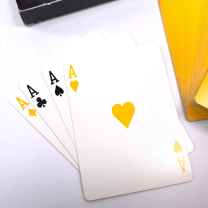 CAT Caterpillar Deck Playing Cards w/ Box Contruction Yellow