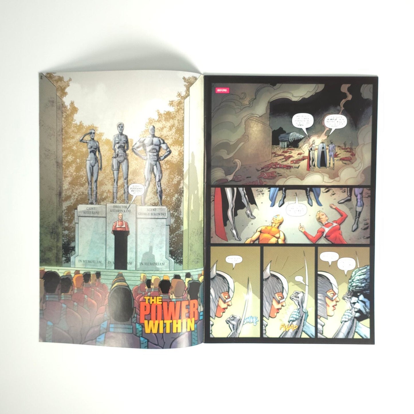 Thunder Agents #8 IDW 2014 Sub Cover Comic Book