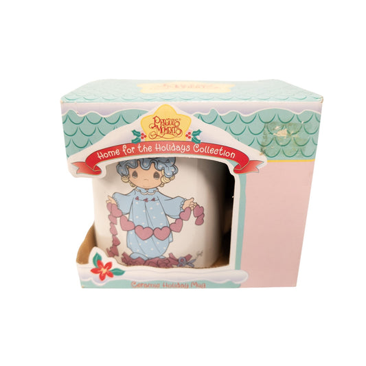1996 Precious Moments Ceramic Holiday Mug 138320S Enesco