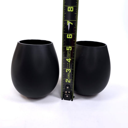 BigBetty Whole Bottle Stemless Wine Glasses Tumblers Set of 2