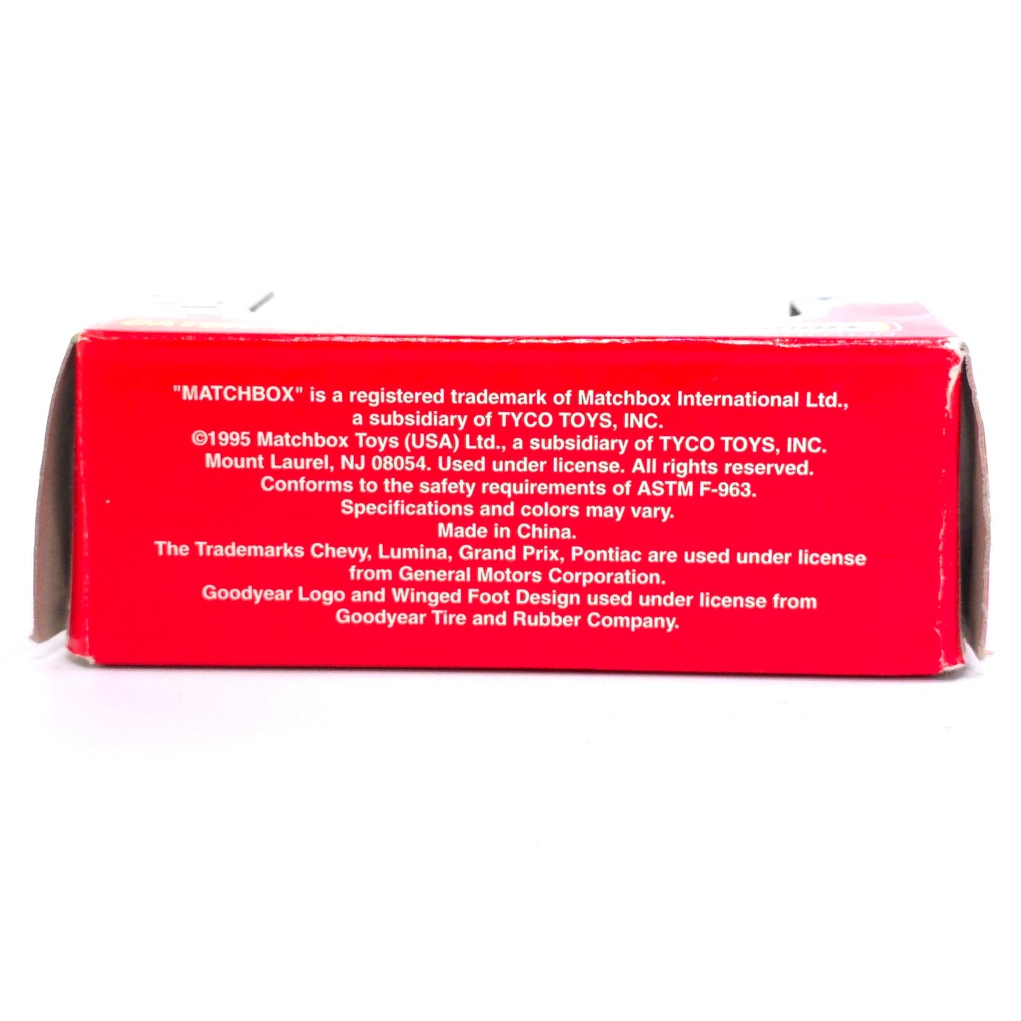 Matchbox 1995 Super Stars CAT Caterpillar Racing Limited Edition Metal Diecast