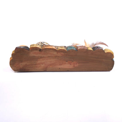 Native American 3D 6x4 Photo Picture Frame Pottery Beads Feathers Corn Indian