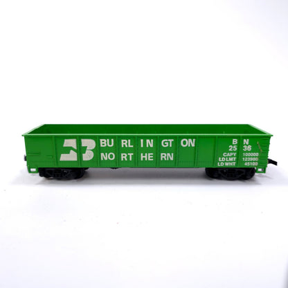 Tyco HO Scale Burlington Northern BN 2536 Open Top Train Car 2190