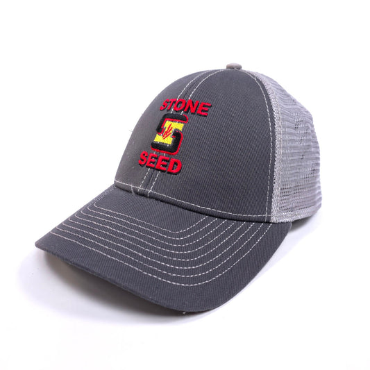 Stone Seed  Mesh Trucker Hook & Loop Back Mega Cap Hat