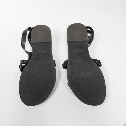 Sonoma Black Diamond Pattern Sandals Women's Size 8 1/2 Med - RH # 73277