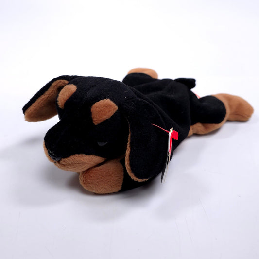 Doby the Doberman Pinscher Style 4110 Retired TY Beanie Babies 2+ Ship FREE