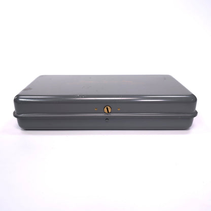 Vintage PN Co Metal Lock Box No Key Funeral Home